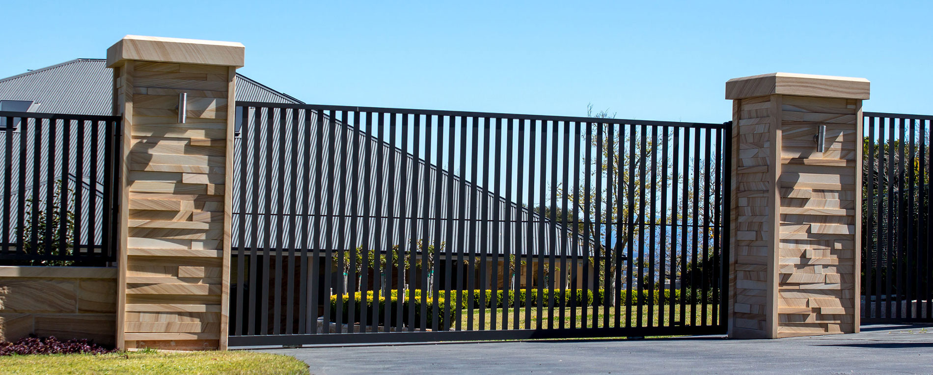 New Iron Gate Installation In Encinitas